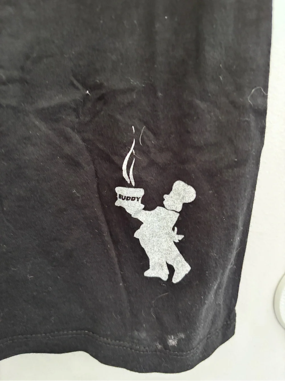 Carlos Bakery Hoboken Black L Short Sleeve Tee with Red Print see description - Picture 5 of 7